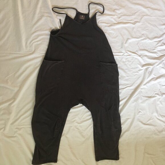 FREE PEOPLE HOT SHOT ONESIE // WASHED BLACK // LARGE - Picture 7 of 16